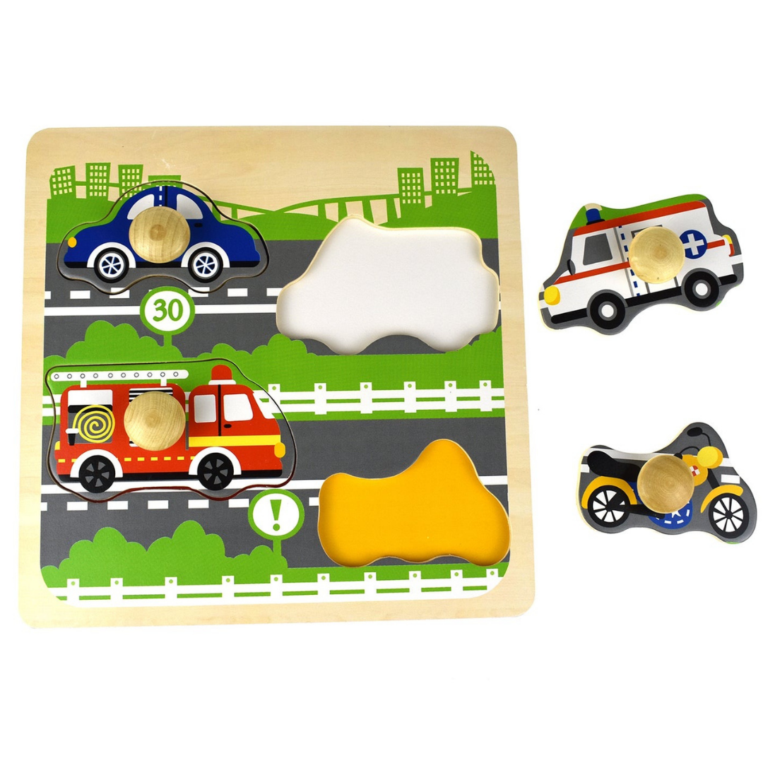 Traffic Large Peg Puzzle