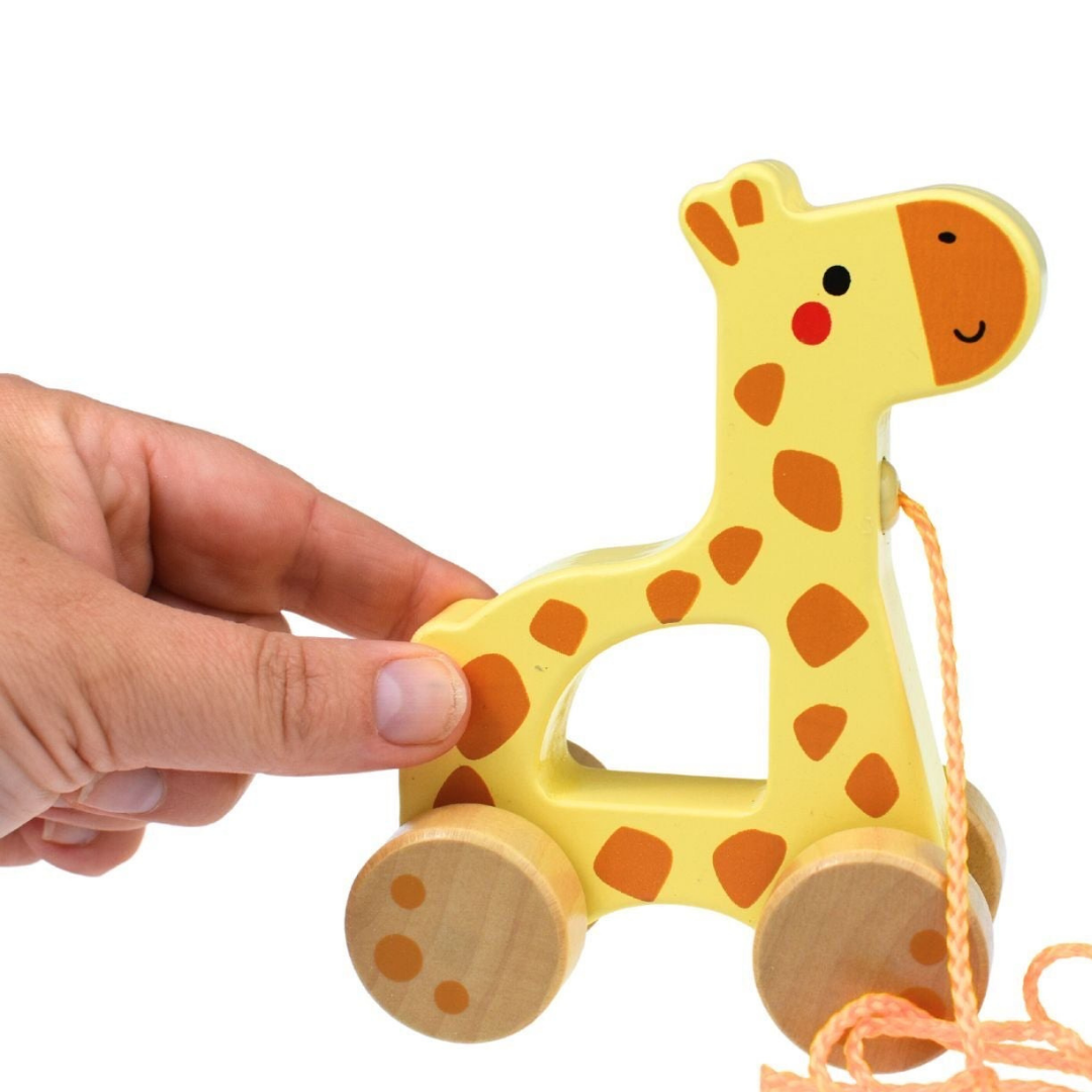 Wooden Pull Along - Giraffe