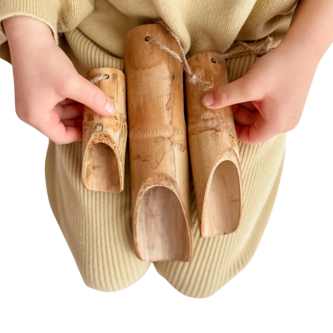 Bamboo Scoops set of 3
