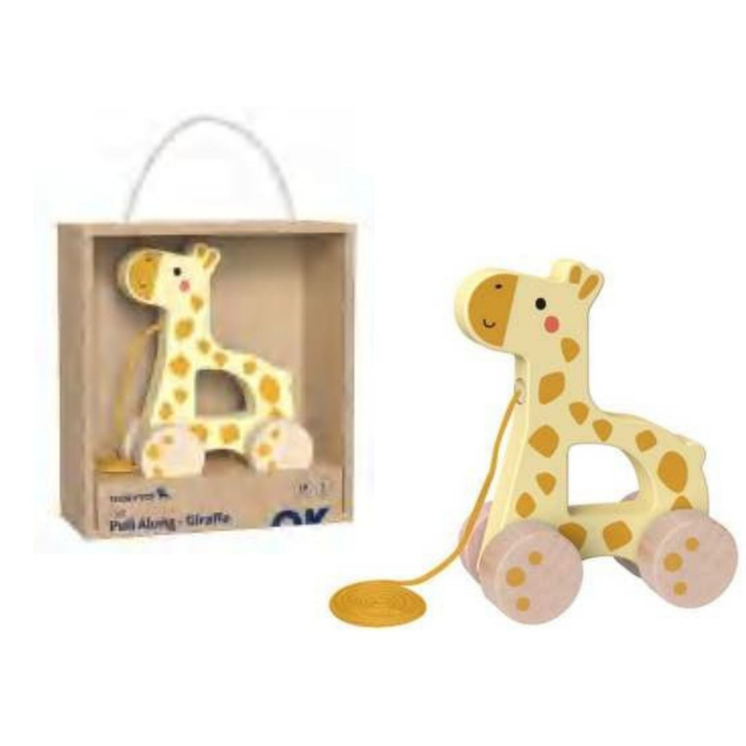 Wooden Pull Along - Giraffe