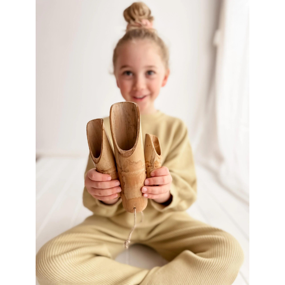 Bamboo Scoops set of 3