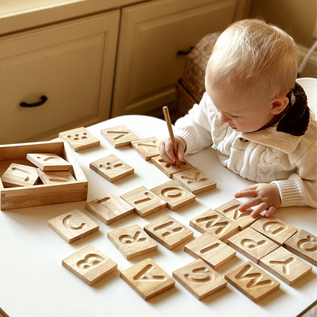 Capital Letter Spelling Tiles