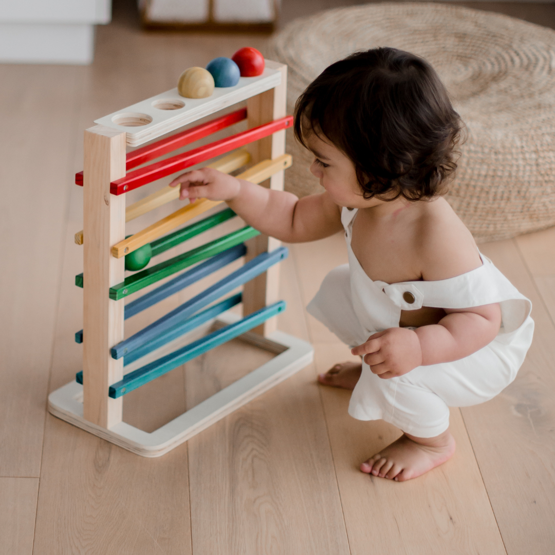 Track a ball rack