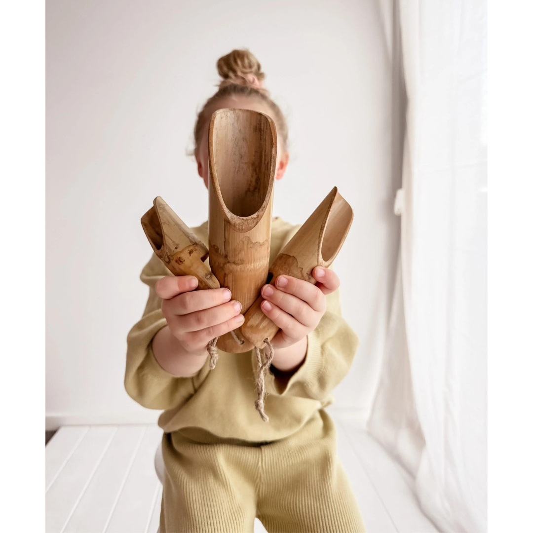 Bamboo Scoops set of 3