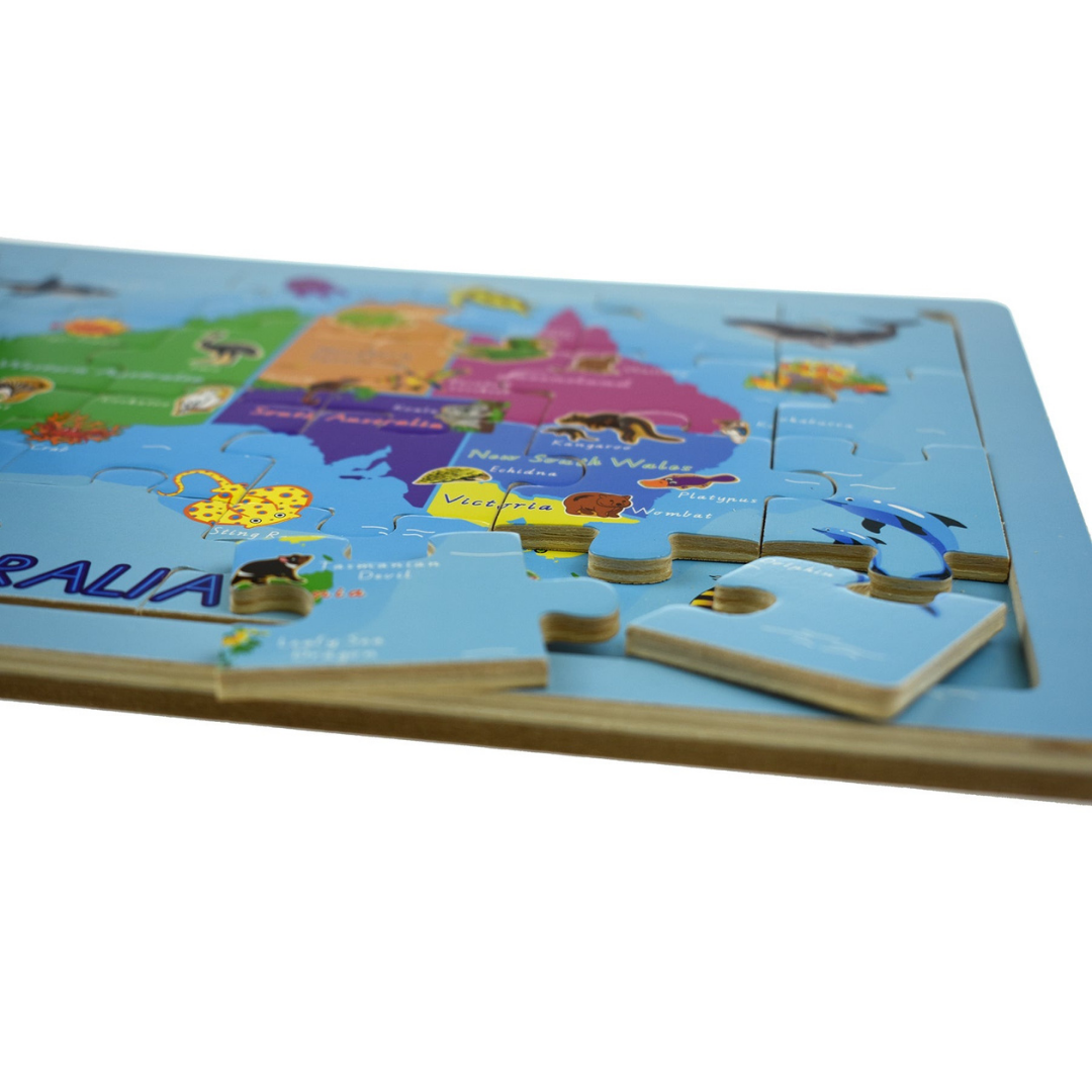 Australian Map Jigsaw Puzzle
