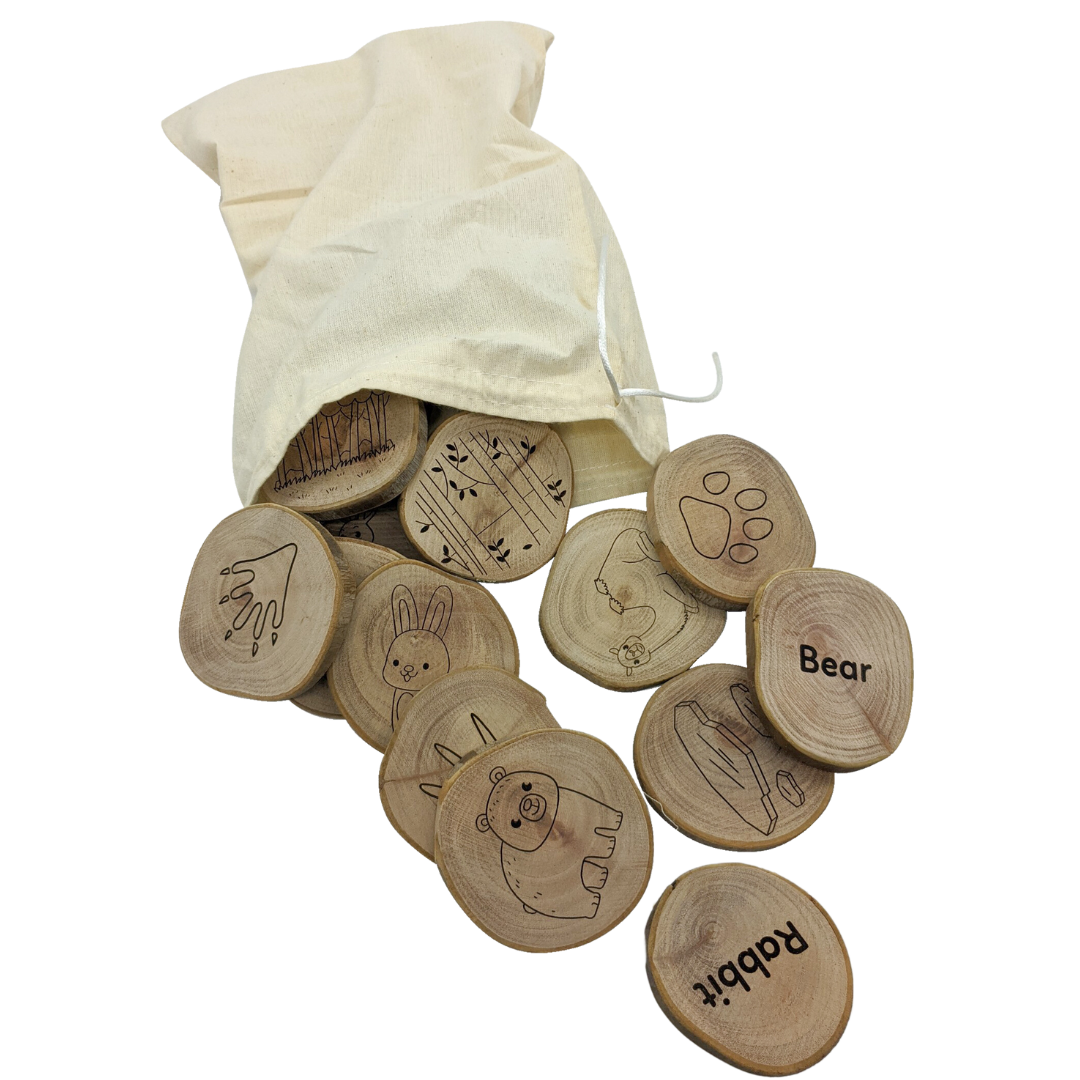 Animal Footprints & Habitat Set