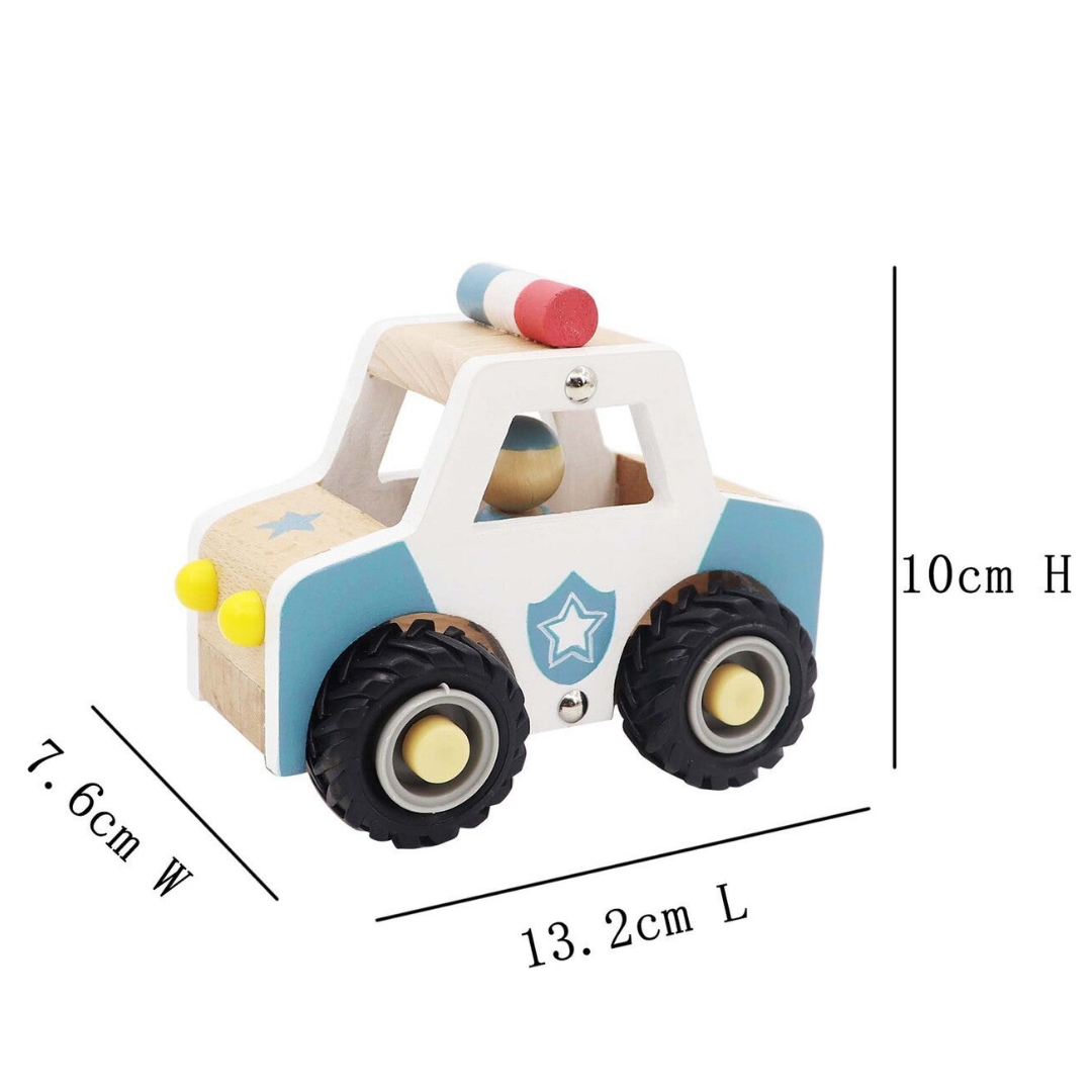 Wooden Police Car