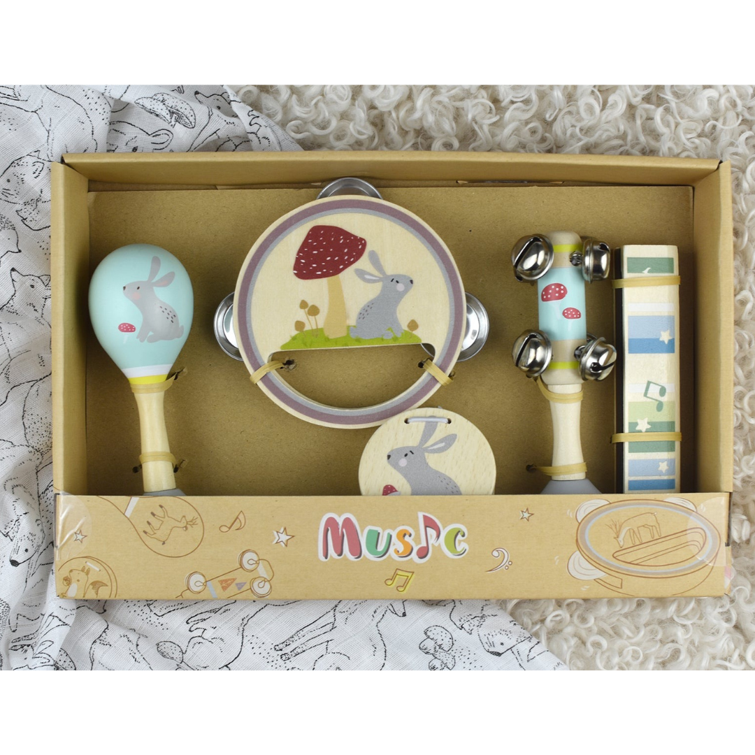 Rabbit Wooden Musical Set
