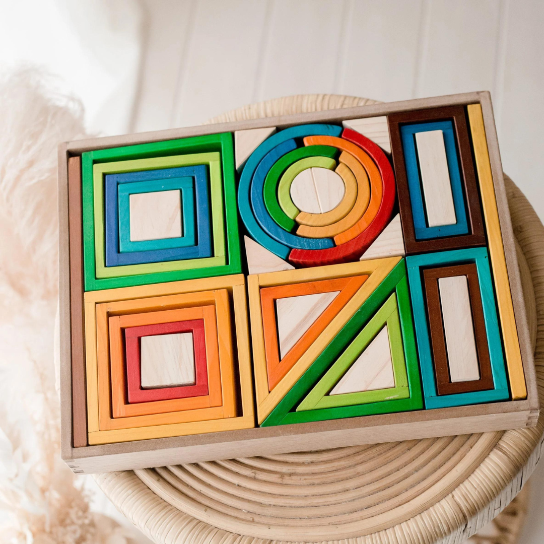 Rainbow Nesting Blocks