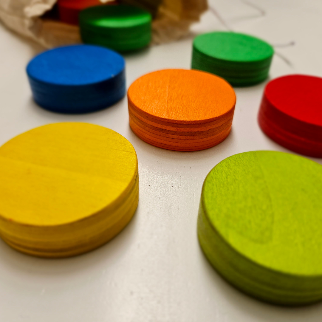 Rainbow Counting coins 18pcs