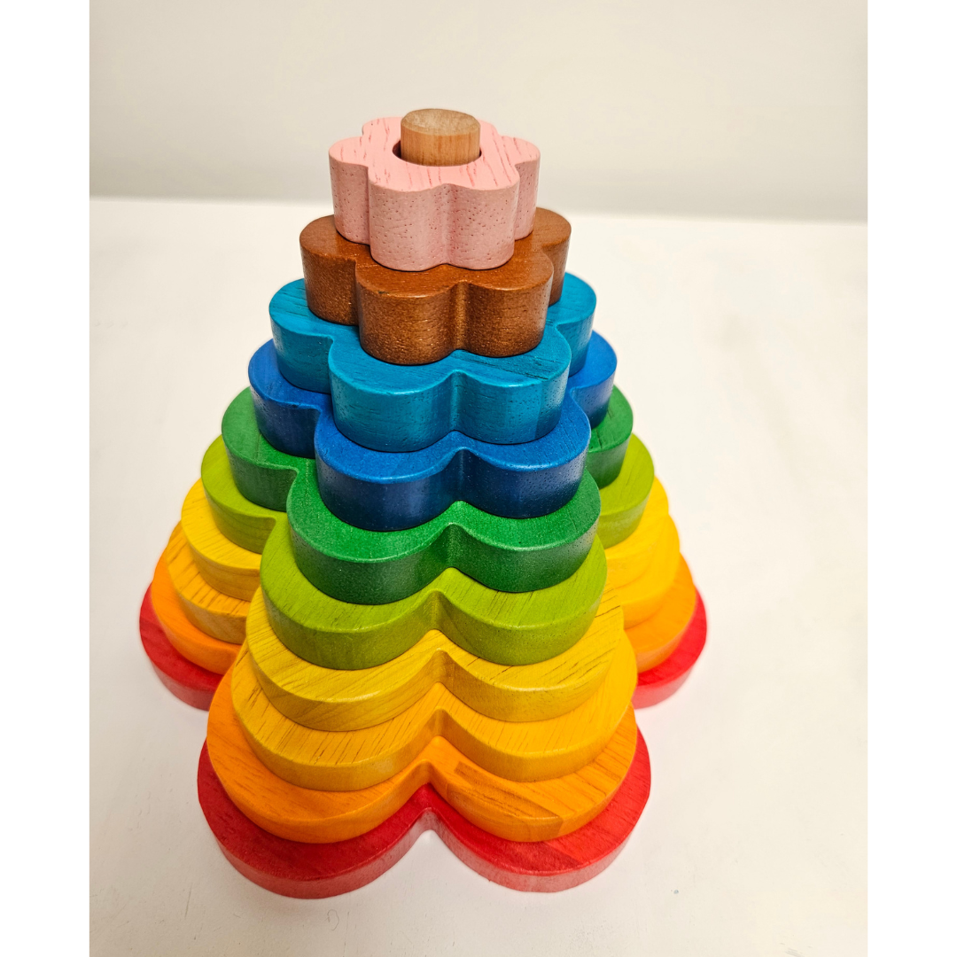 Stacking flowers