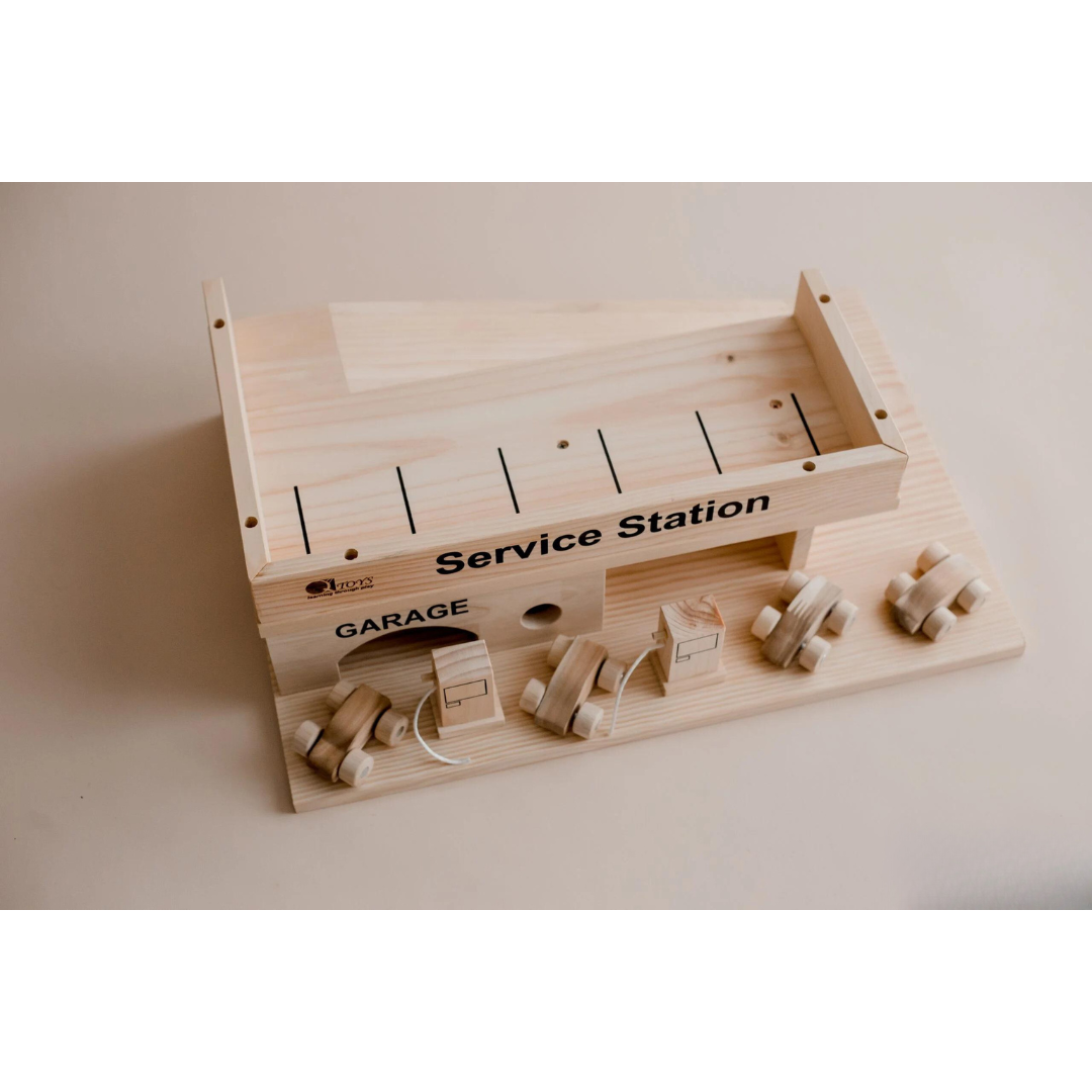 Solid Wooden Service Station