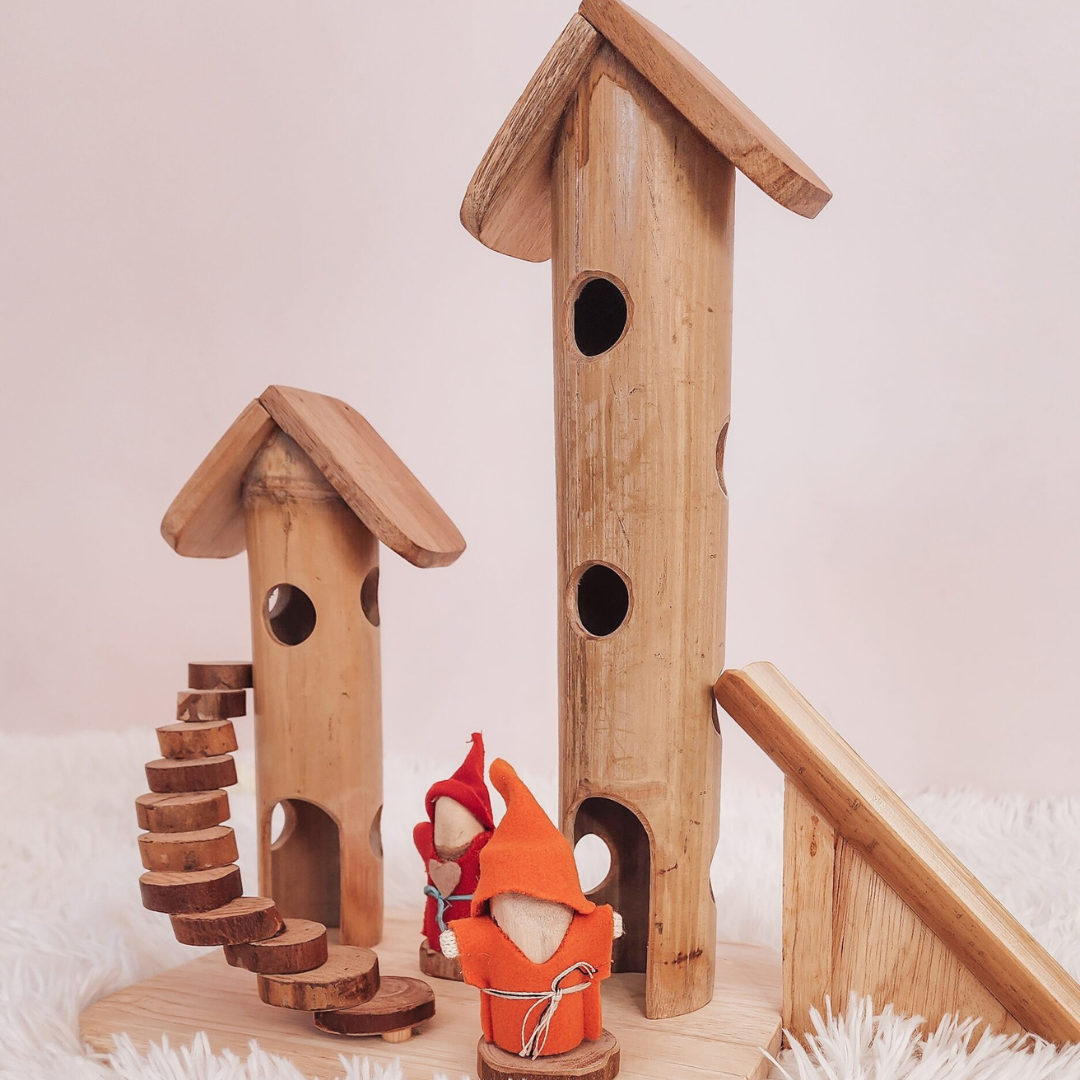 Bamboo Fairy House Play Set
