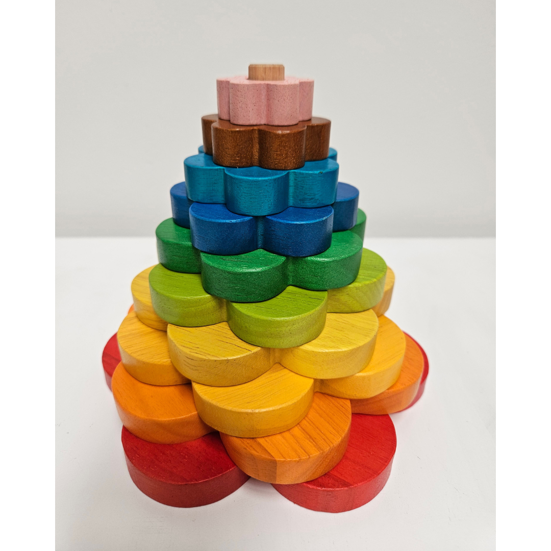 Stacking flowers