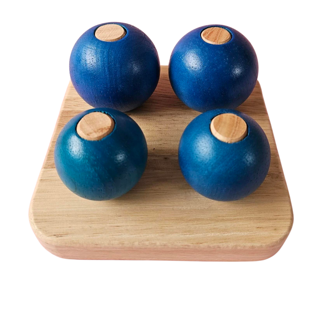 Balls on Pegs