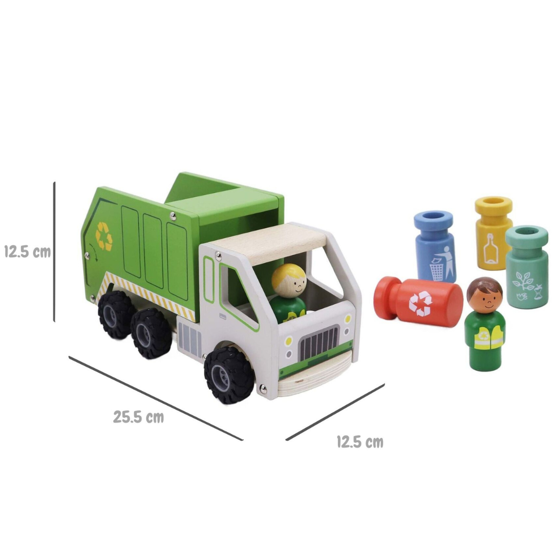 Wooden Recycling Garbage Truck