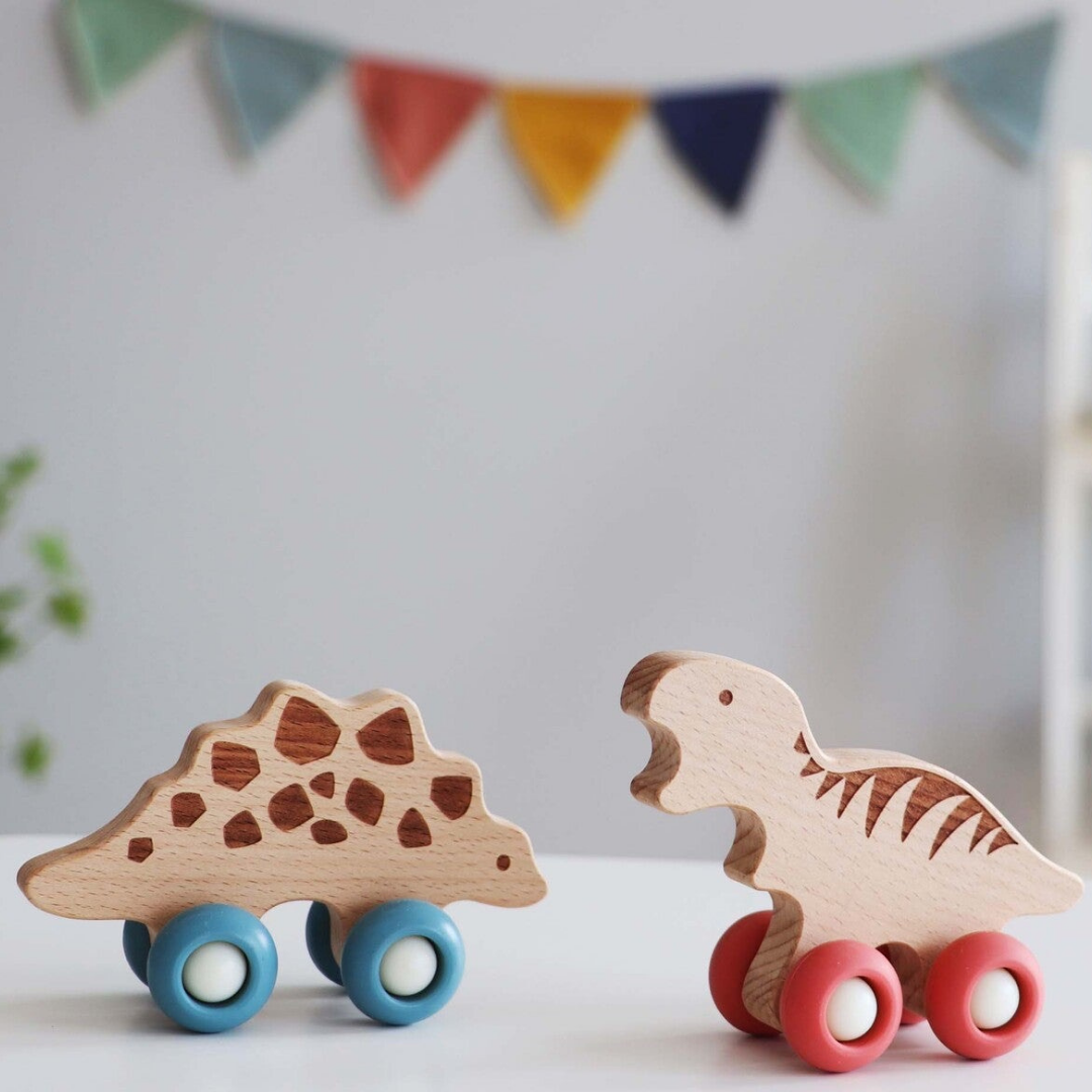 Ecowheels Dinosaur Movers Tyrannosaurus & Stegosaurus