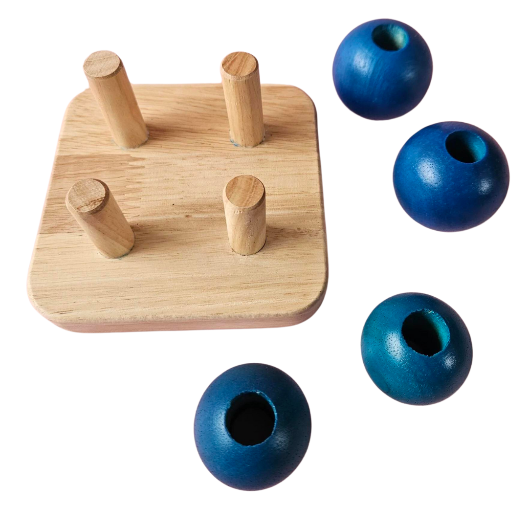 Balls on Pegs