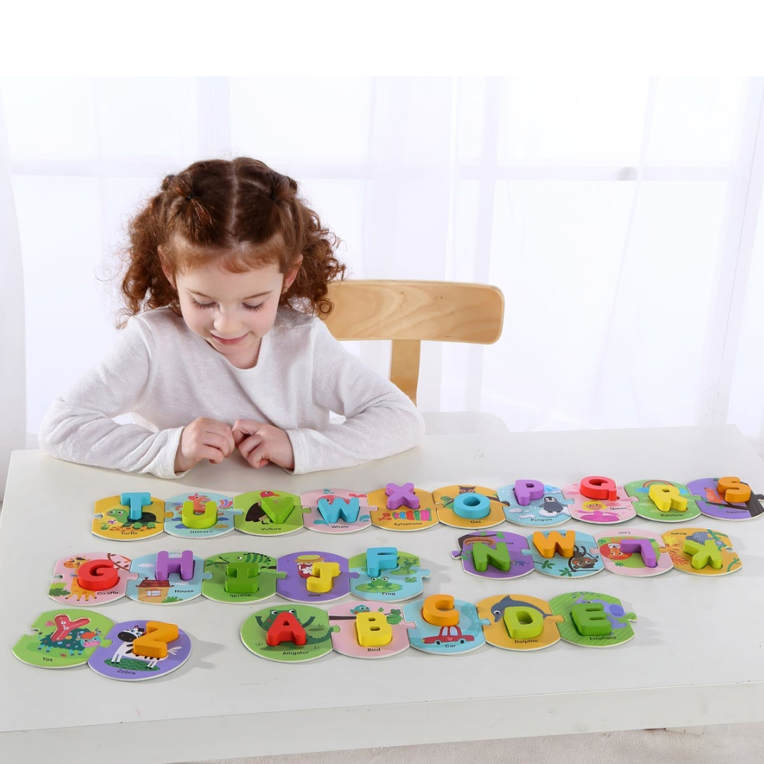Alphabet Puzzle in Carry Box