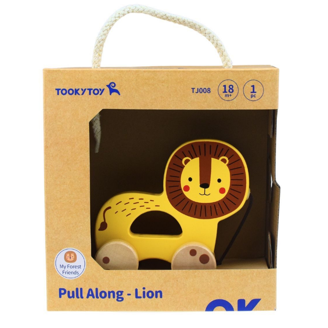 Wooden Pull Along - Lion