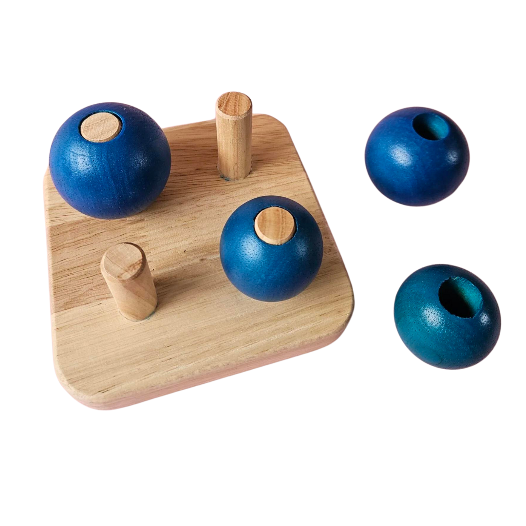 Balls on Pegs