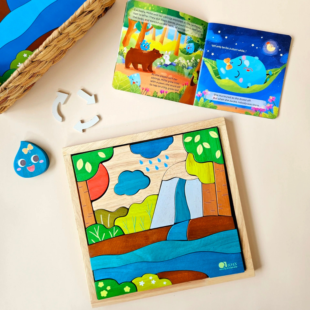 Water Cycle Puzzle & Story