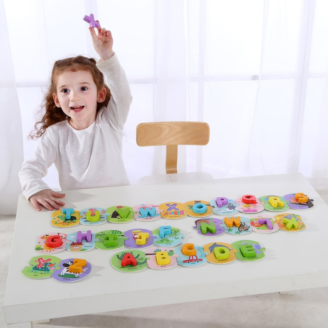 Alphabet Puzzle in Carry Box