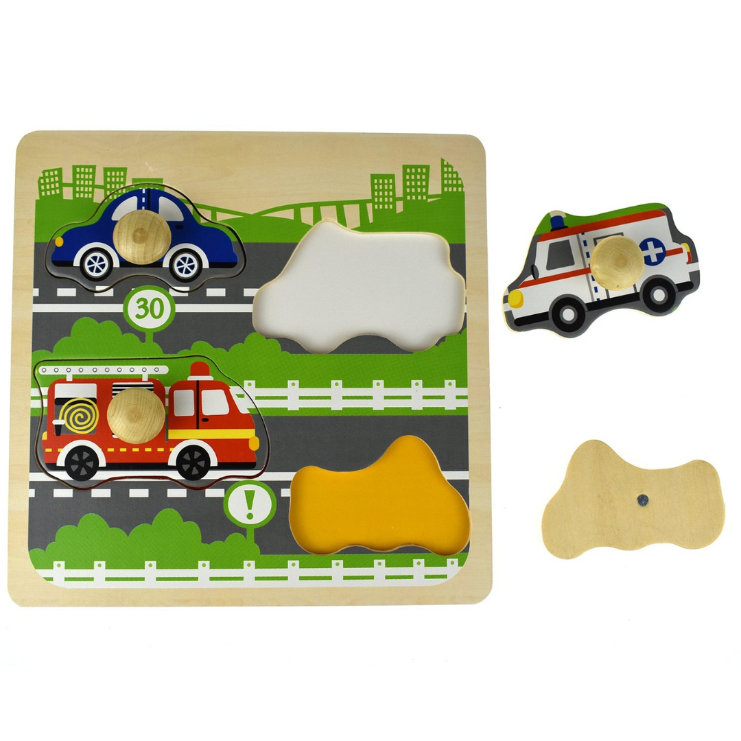 Traffic Large Peg Puzzle