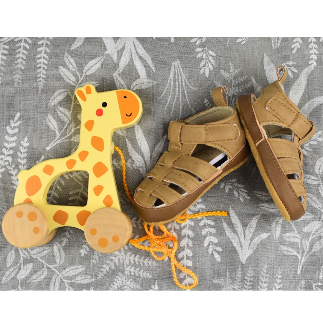 Wooden Pull Along - Giraffe