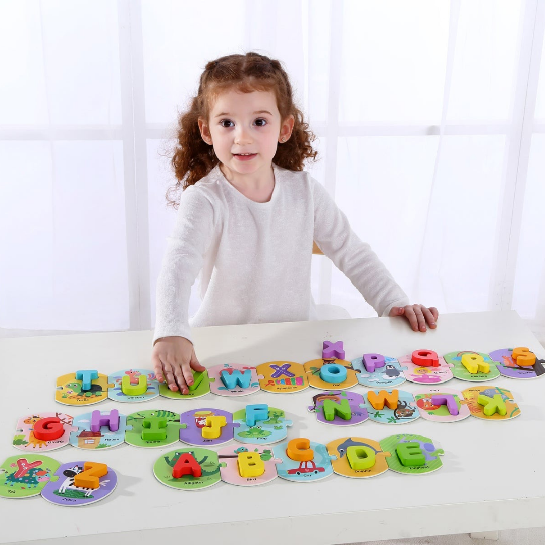 Alphabet Puzzle in Carry Box
