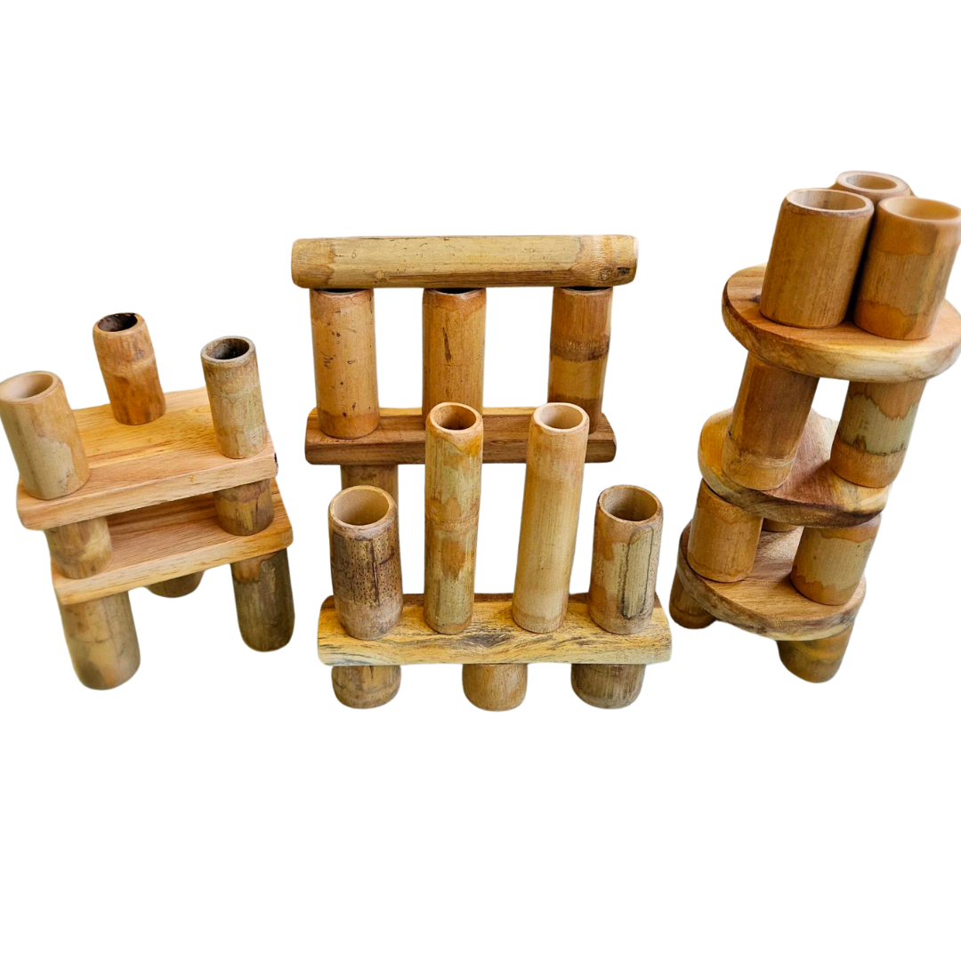 Bamboo building set 46 pcs