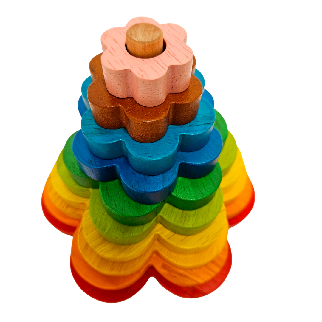 Stacking flowers