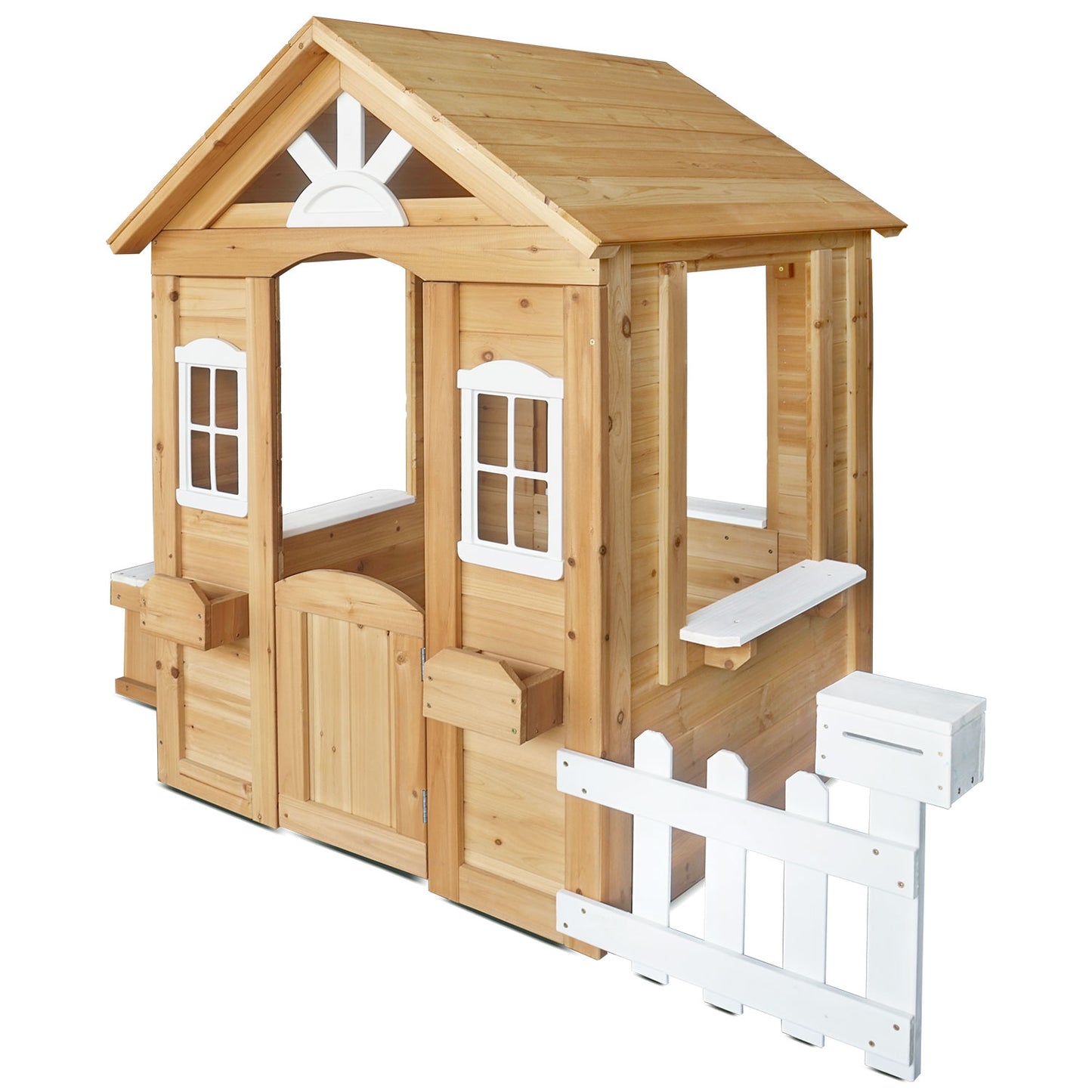 Kids Cubby House Natural