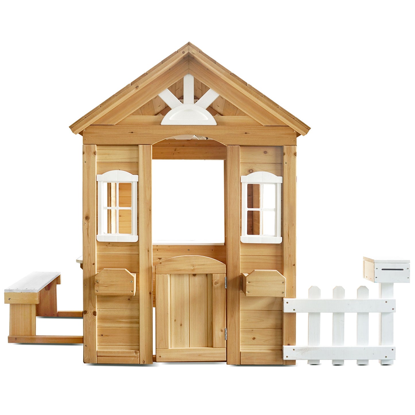 Kids Cubby House Natural