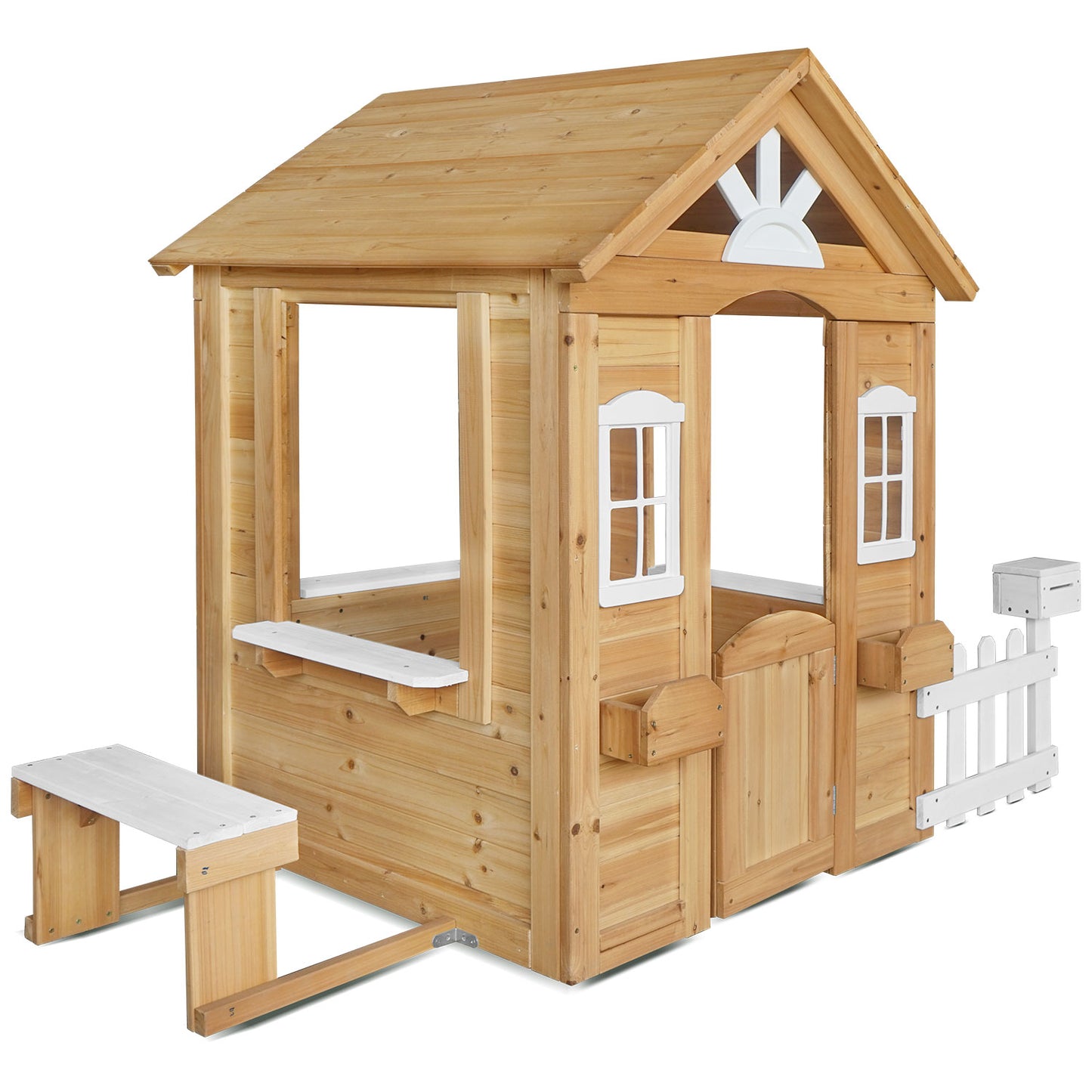 Kids Cubby House Natural