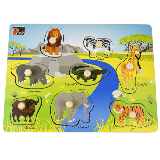 Wild Animal Peg Puzzle