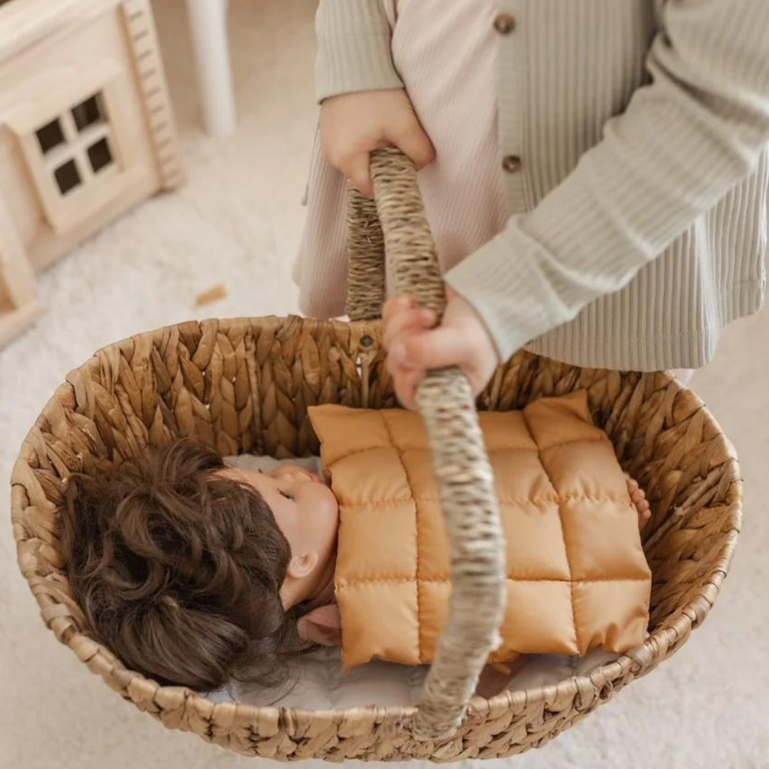 Wicker Dolls Basket