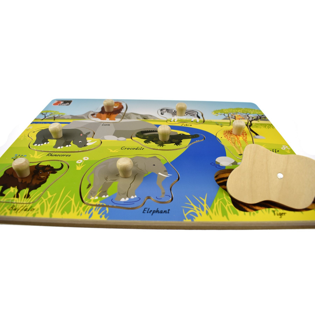 Wild Animal Peg Puzzle