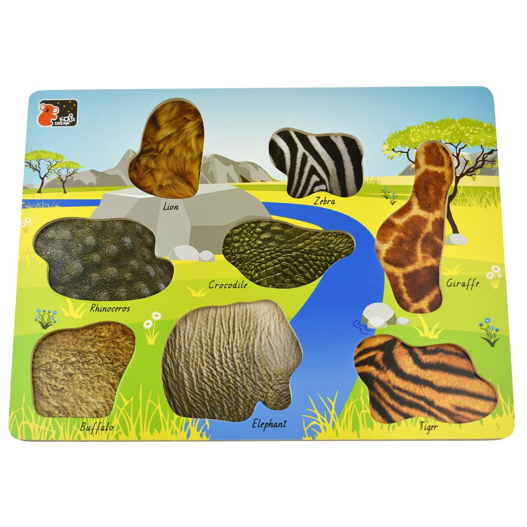 Wild Animal Peg Puzzle