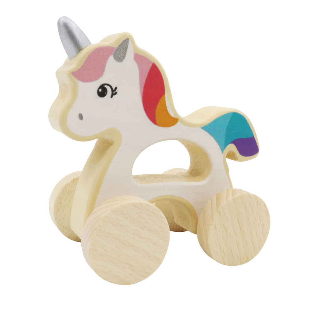 Wooden Unicorn Car