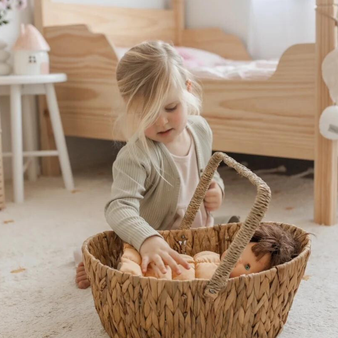 Wicker Dolls Basket