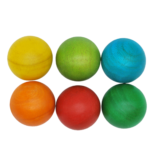 Wooden Balls set of 6 - 48 mm