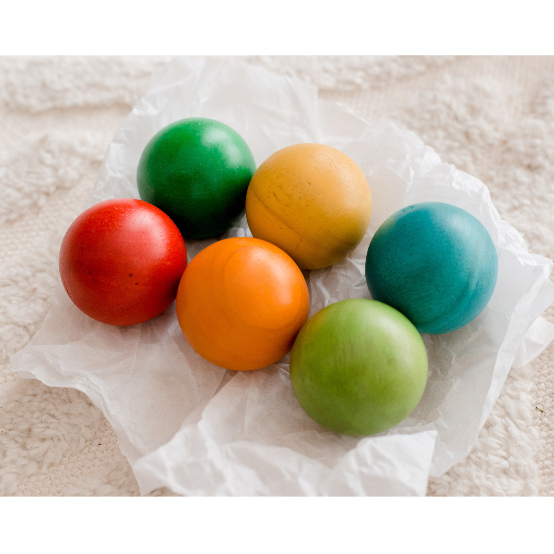 Wooden Balls set of 6 - 48 mm