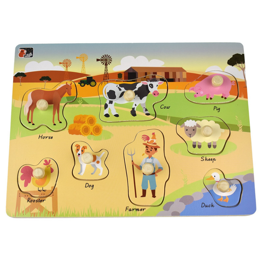 Australian Farm Peg Puzzle