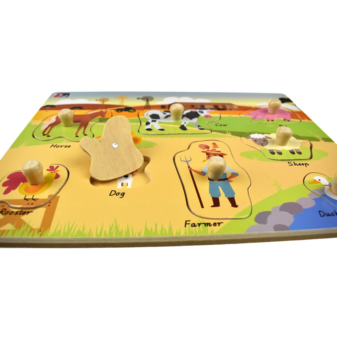 Australian Farm Peg Puzzle