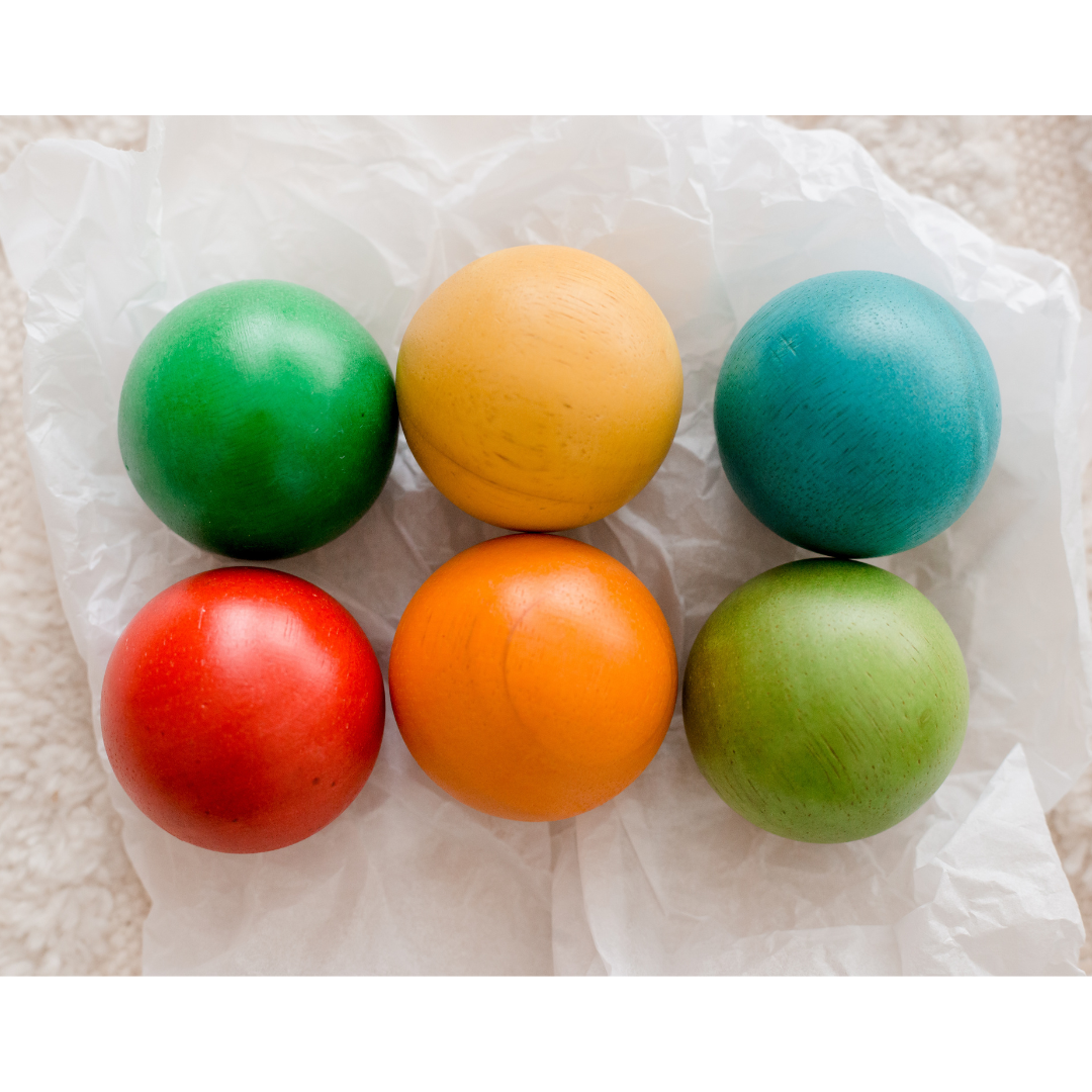 Wooden Balls set of 6 - 48 mm