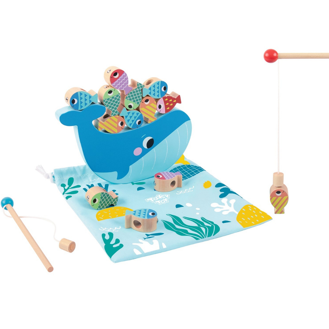 Multifunction Fishing & Stacking Game