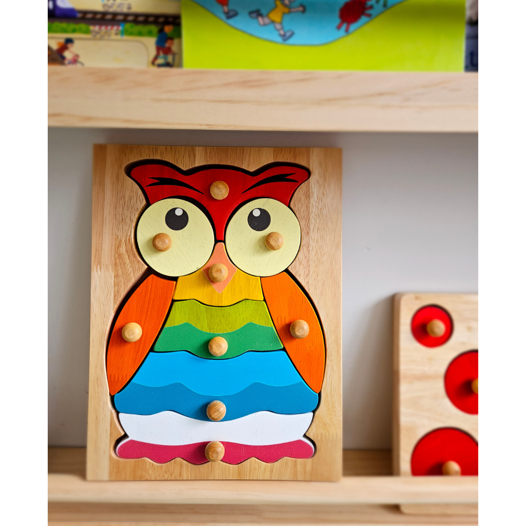 Hooty owl knob puzzle