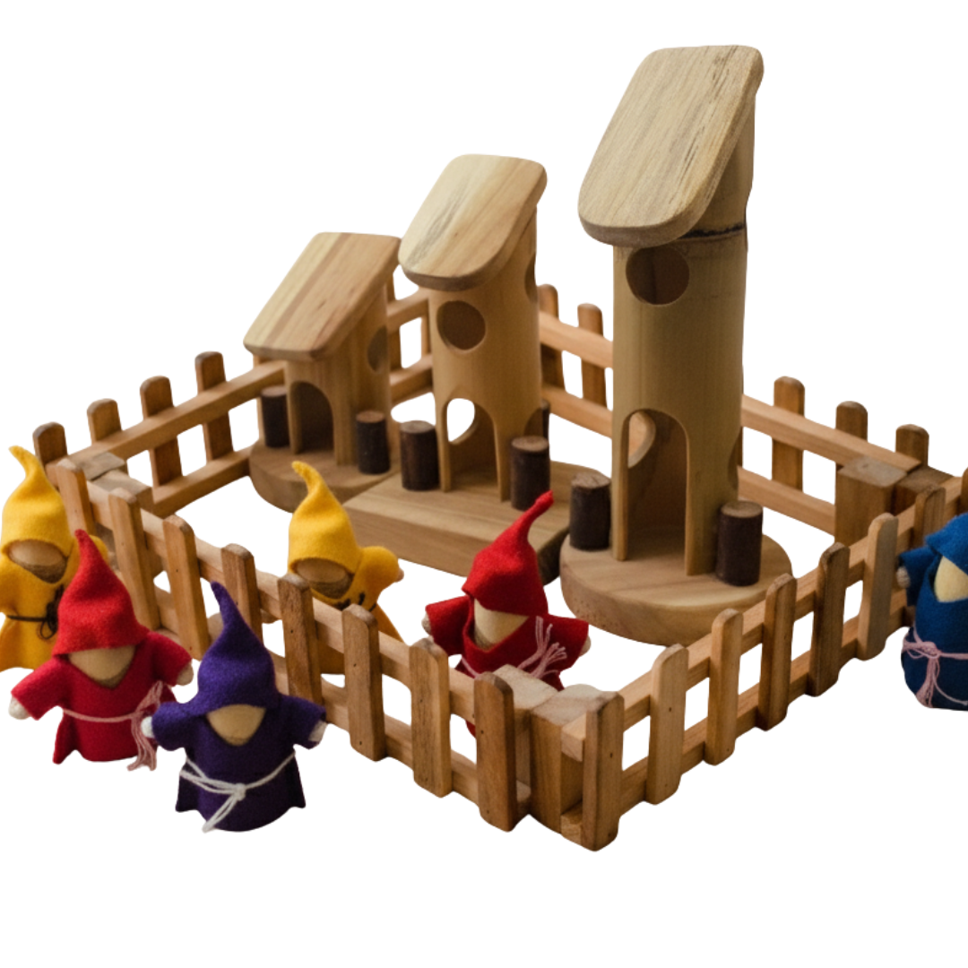 Bamboo Fairy House Play Set
