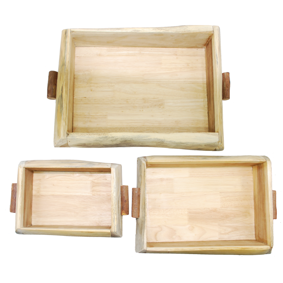 Bamboo Sorting Trays set of 3